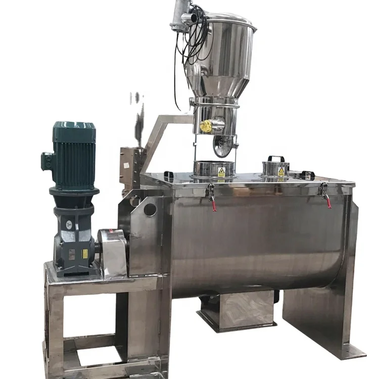 Zhengzhou  JINHE Factory CE qualified ribbon mixer for fertilizer food powder light sticky Granule Agitator