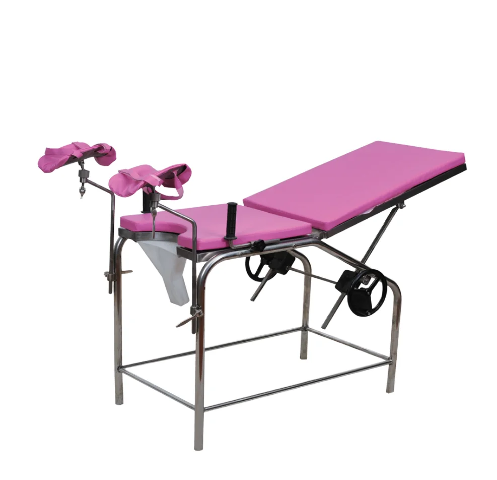 Manual Gynecological examination table Hydraulic Obstetrical examination table Delivery Table