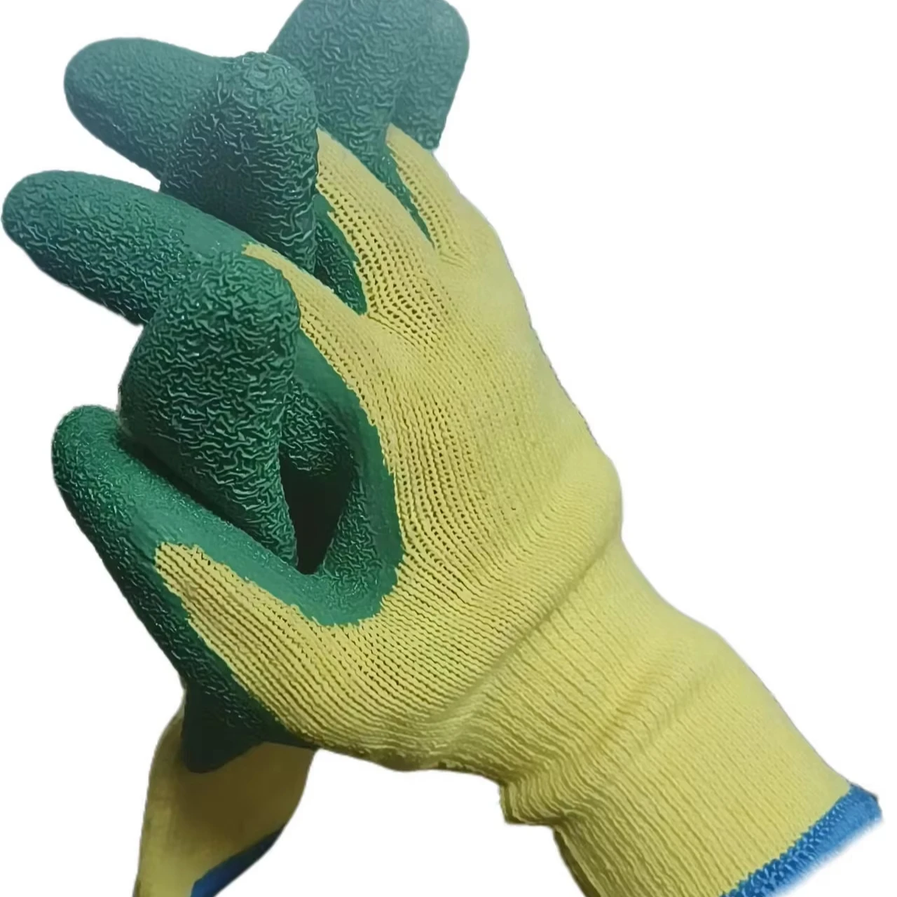 Custom Logo  Foam Latex Coated Warm Latex Fully Double Polyester Safety Glove Foam Latex Work Glove