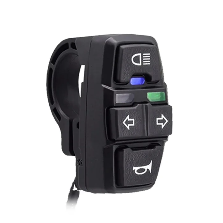 Wuxing DK336 Light Horn Switch For Electric Bike Motorbike Lamp and Horn Turn Signal Switch E-bike Accessories