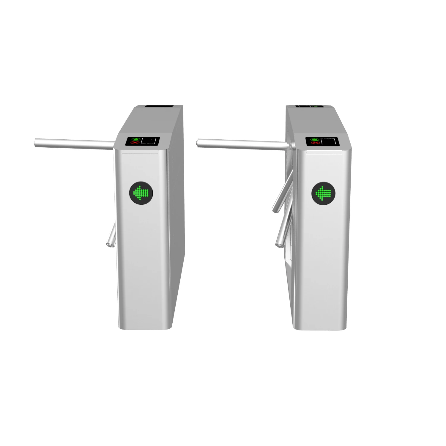 High Grade Security With Access Control System Qr Barcode Reader Access Control tripod turnstile gate dual side finger print