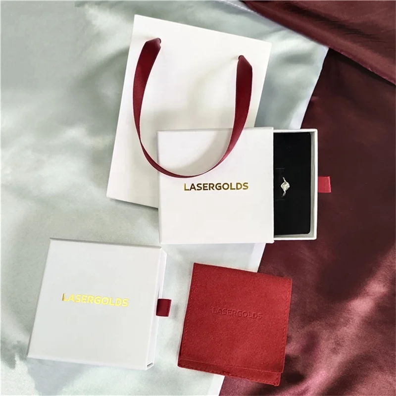 CH Wholesale Jewellery Packaging Jewelry Package Luxury Ring Bracelet Necklace Earrings Packaging Box Custom Jewelry Packaging