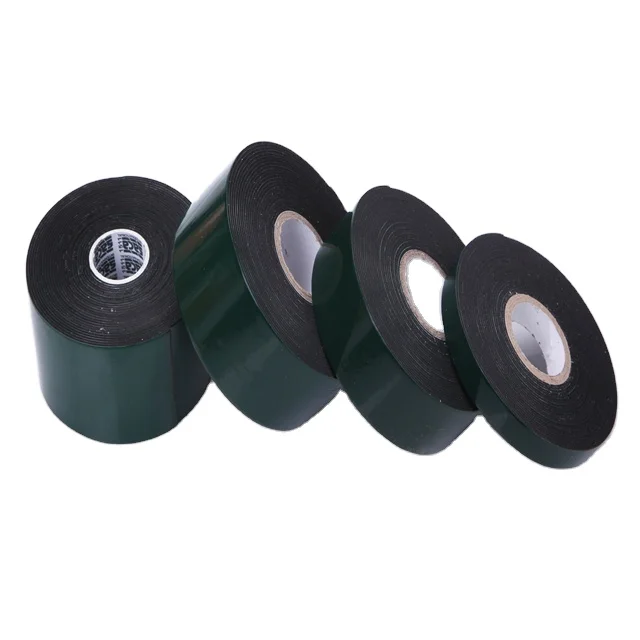 green release PE film foam  mounting tape double sided self adhesive car glass adapt tape green/blank and red /black red/whtie