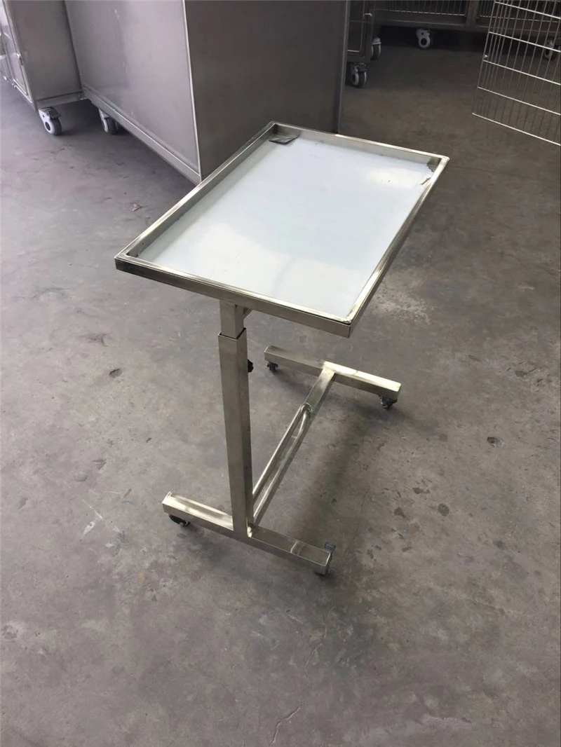 Eur Pet Manufacture Professional Veterinary Equipment Clinic Hospital 304 Stainless Steel Medical Trolley