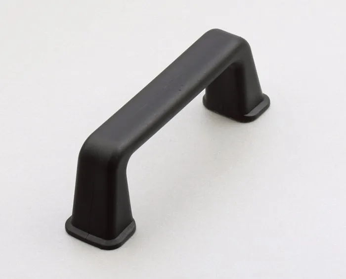 LS520 PP Polyethylene U Shaped Cabinet Black Handles Plastic Industrial Pull Handle ABS Door Handles