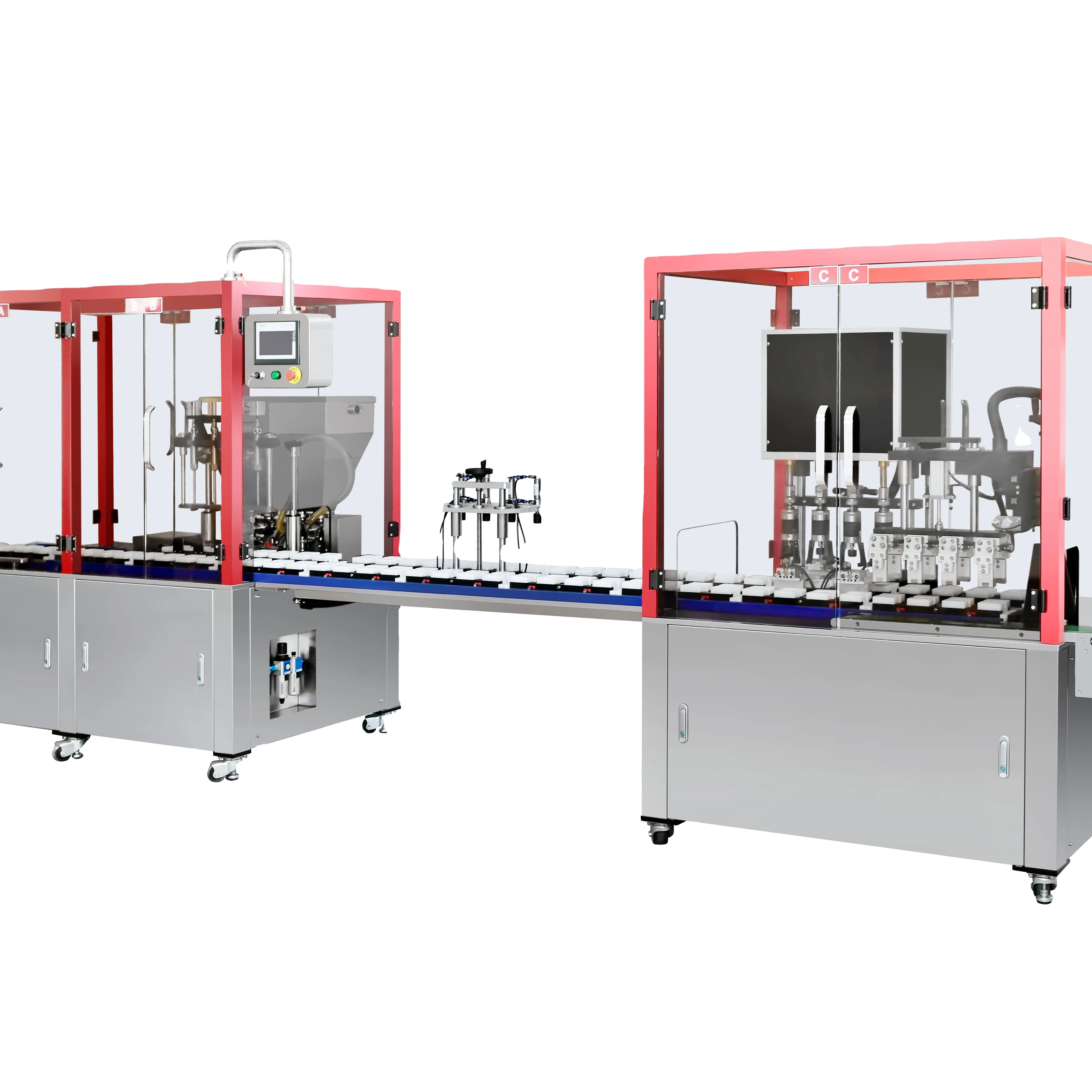 ZHSR-4C automatic water emulsion filling and capping machine or liquid filling machine automatic