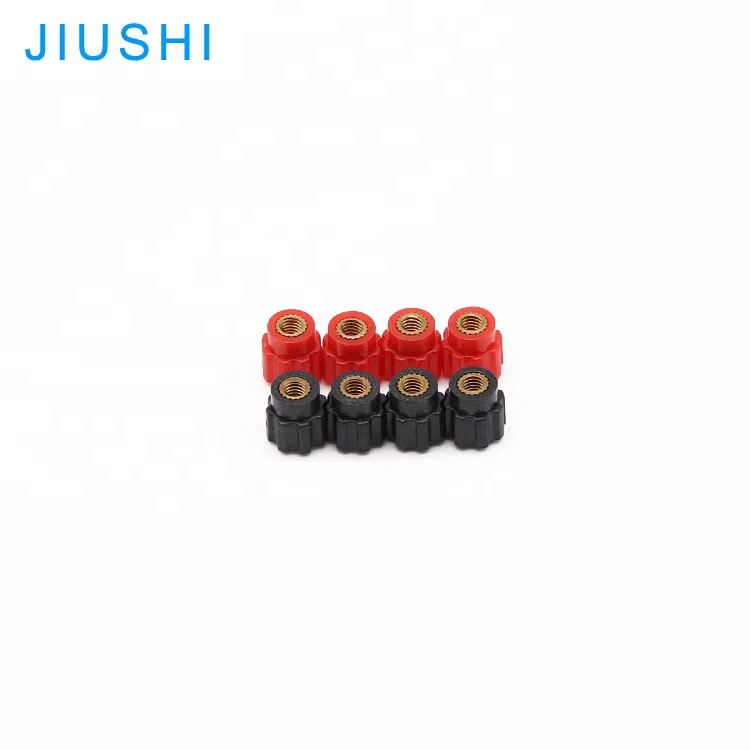 JS-900A 4mm Thread Black Red electrical binding post terminal connector head