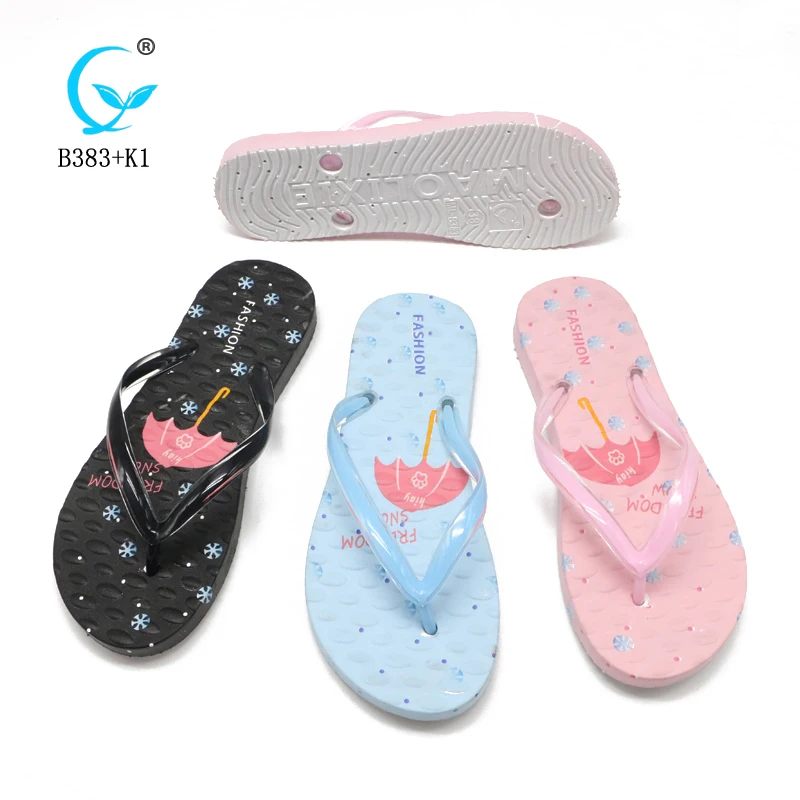 Summer beach women flip flops foot wear house slipper for ladies