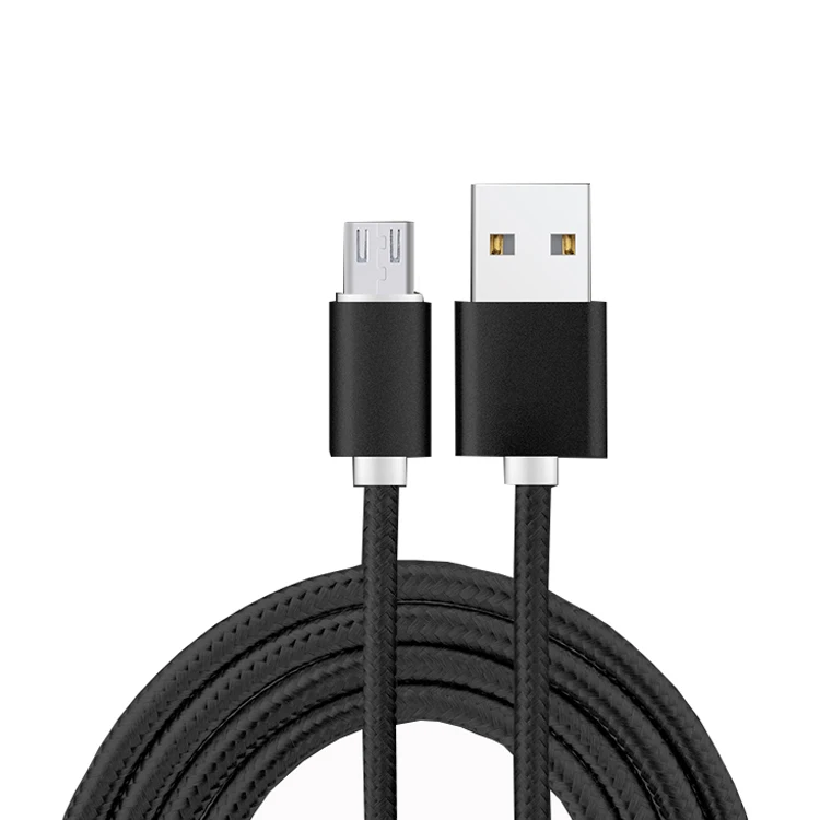  5V 2.1A нейлоновый Плетеный usb-кабель для передачи данных кабель зарядки быстрая зарядка 1 м iPhone USB Type