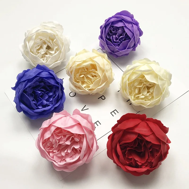 16pcs Wholesale large artificial bouquet gift box decorated with scented big peony soap flower