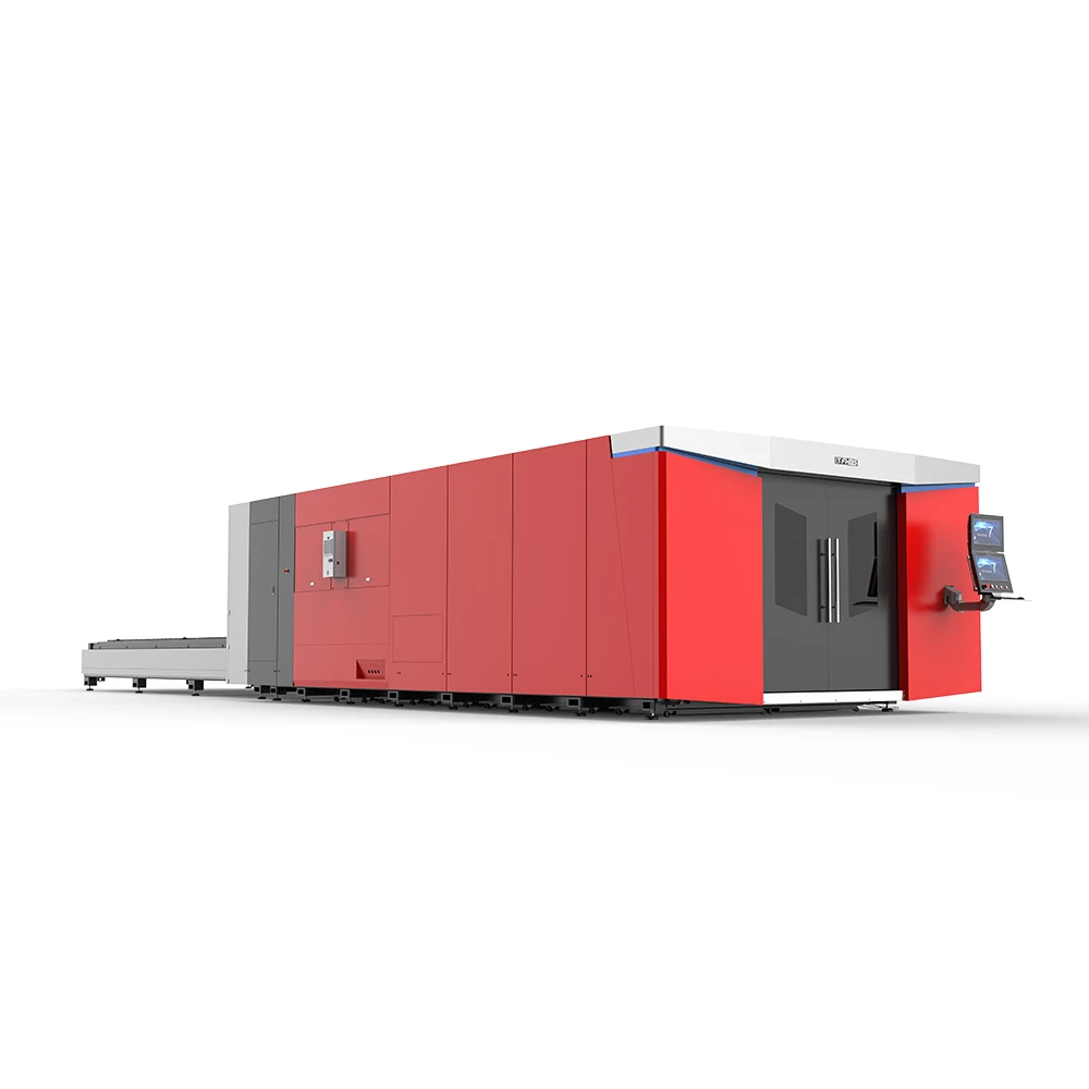 6kw fiber laser cutting machine parallel platform exchanging sheet metal control laser cutter foshan china make it