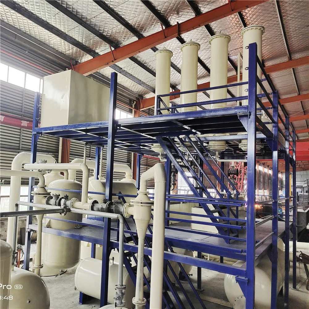 Plastic oil distillation diesel equipment
