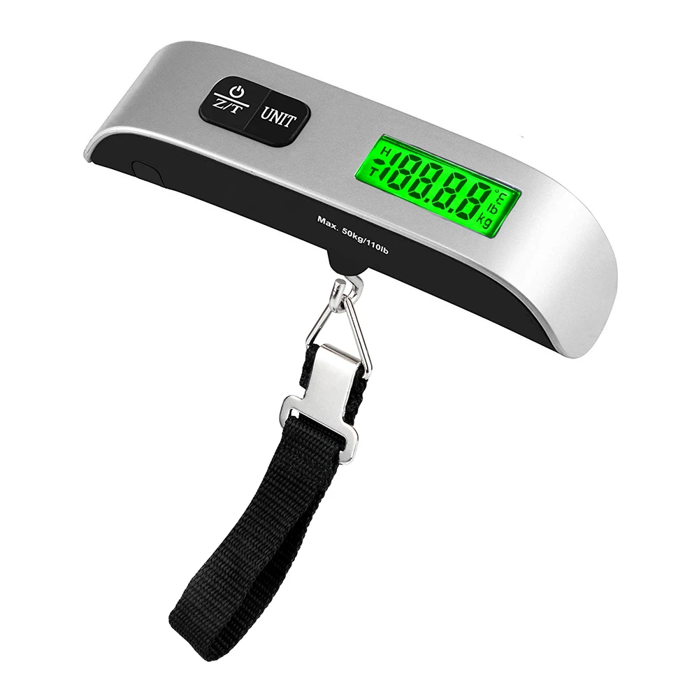 guangdong factory 50kg / 10g electronic travel hanging portable digital weighing scale luggage