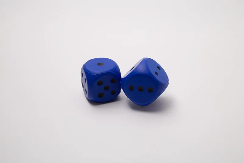 New 6CM PU Game Dice Toy, Have 6 colors to choose