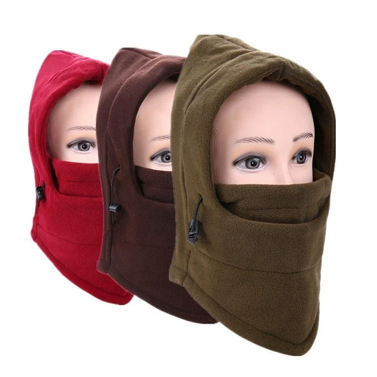Cycling Balaclava Mask Wholesale  Men  Polar Fleece Winter  Ski Mask Custom Women Windproof Fleece Balaclava  Hat