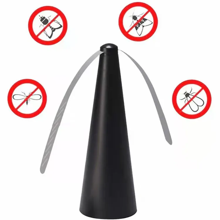Hot selling Outdoor Indoor Mute Portable Soft Blade Fly Repellent Fan Keep Flies Bugs Away