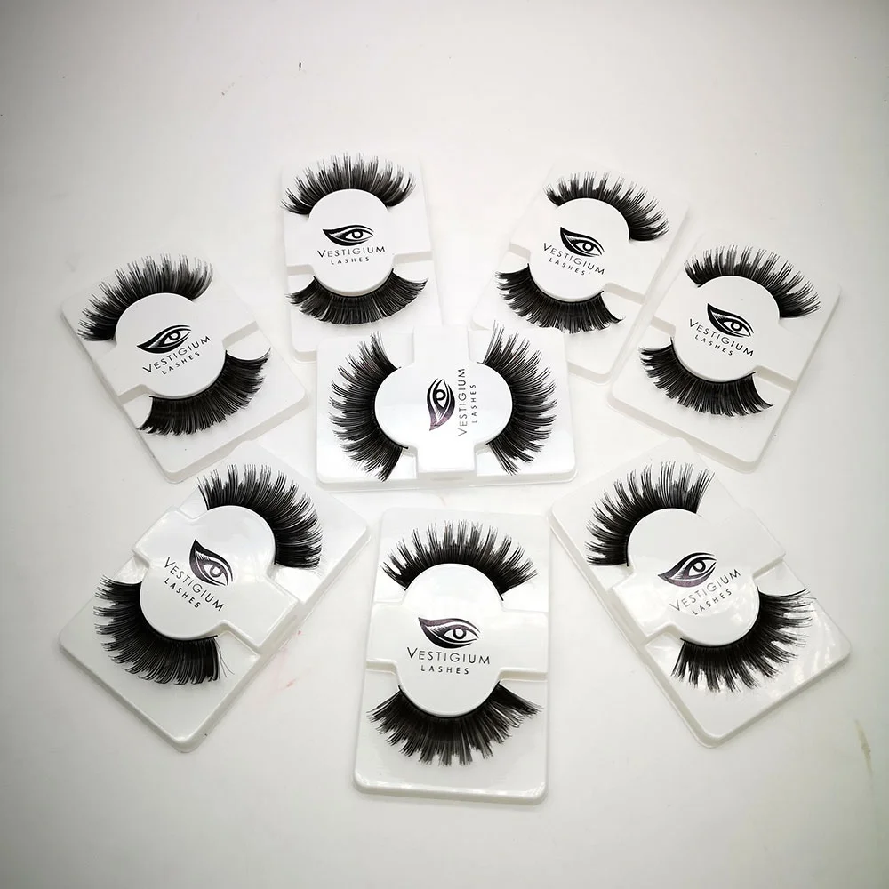 
Wholesale 3d strip lashes Demi Wispies 100% 747 Human Hair False Eyelashes silk synthetic eyelashes 