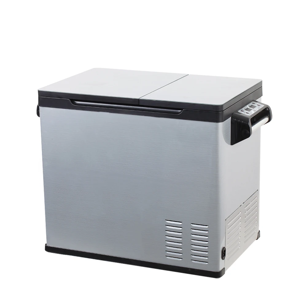12V 24V DC Double Zone Portable Refrigerator Compressor Freezer for Car Caravan Home RV