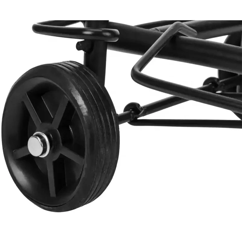 Складная ручная тележка со стальной рамой, компактная тележка для багажа