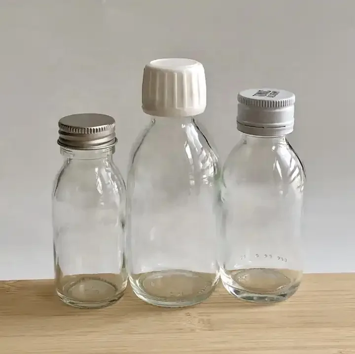 30 60 90 125 150  250 300 500 1000 ml Pharma Sirop Amber Glass Medicine Oil Bottle Cough Syrup