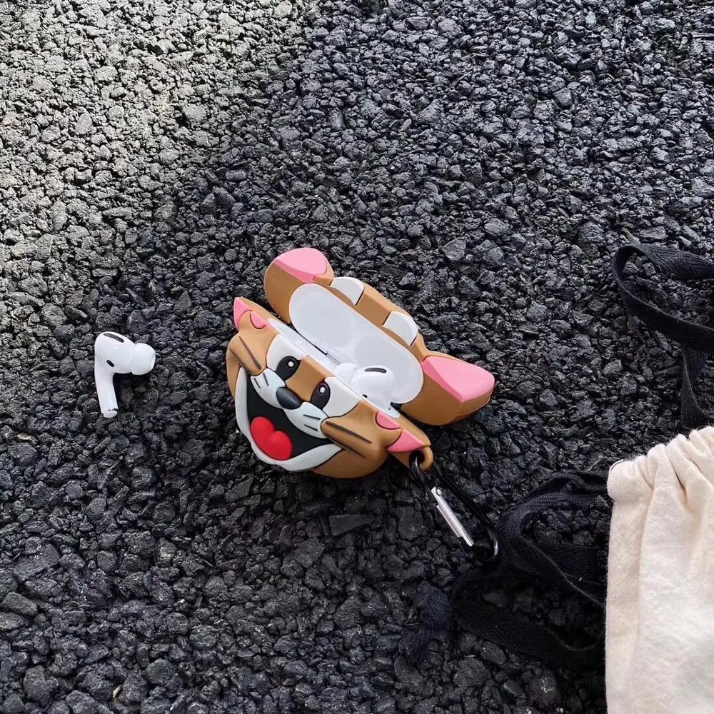  Милый 3D силиконовый защитный чехол Tom Jerry для Air Pod Apple Airpods
