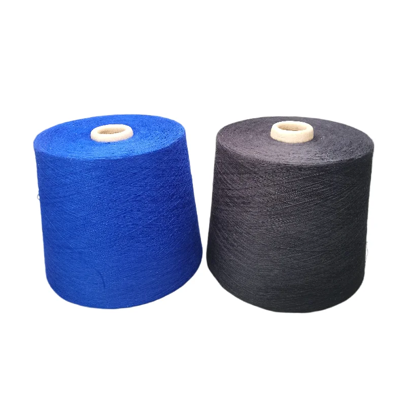 2024 Fashion Style 100% Acrylic Yarn  21S Black Eco-Friendly Acrylic Wool Blended Yarn Anti-pilling Knitting Yarn