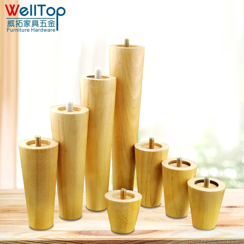 Вэй Tuo изготовленный на заказ мебельная фурнитура деревянные ноги ножка для дивана из массива дерева кровать VT-17.010