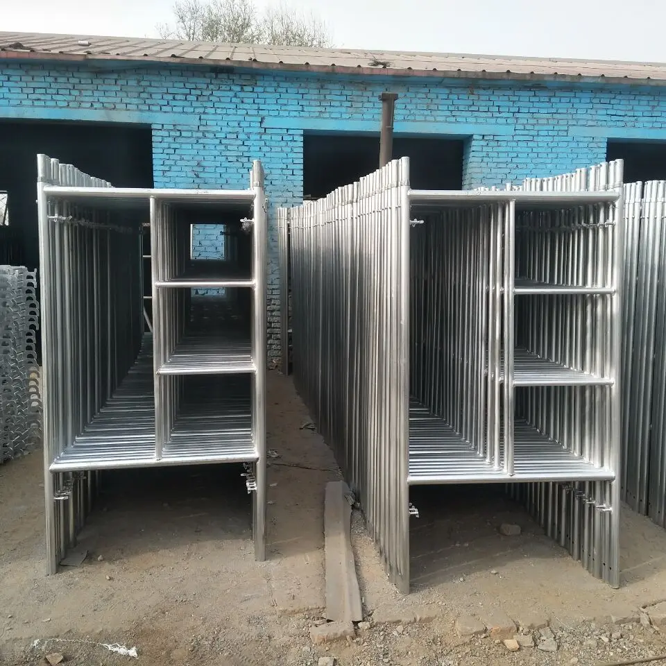 Prima Professional Competitive Price Metal Scaffoldings Adjustable Ladder Type Frame Scaffolding