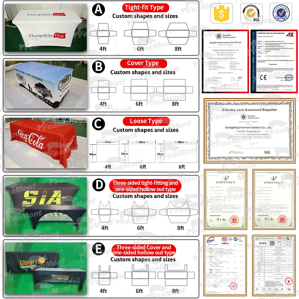 FEAMONT Anti-Wrinkle Cotton Linen Table Cloth Fabric Cover for Kitchen Dining Room for Parties and Tradeshows for Hotels