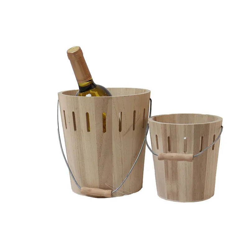 Антикварное Дешевое деревянное ведро для хранения оптом