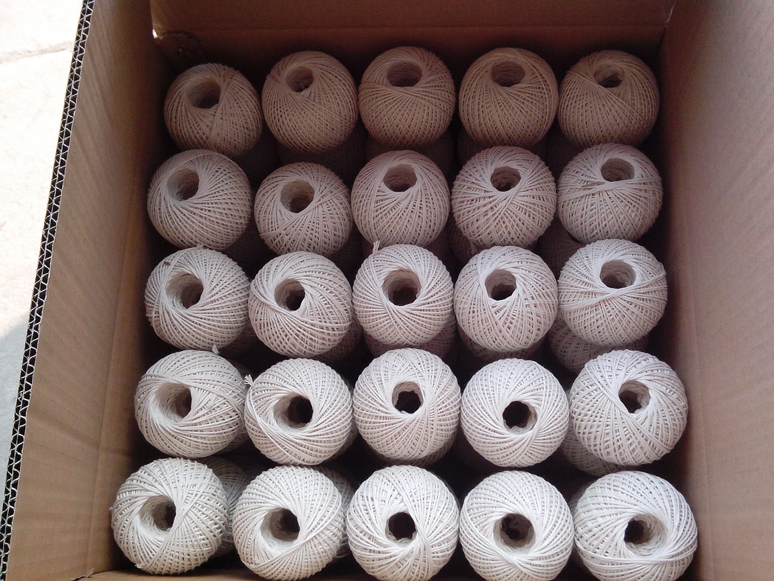 Made in China hot sale 100% virgin cotton twine for butcher twine