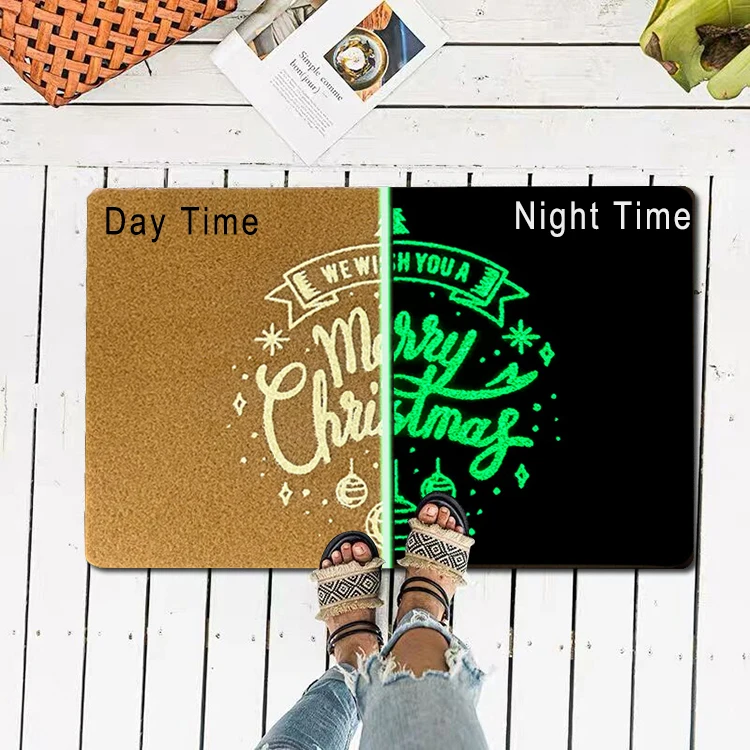 Wipe Your Foot Welcome Outdoor Indoor Door Mat - Entrance Coir Doormat Nonslip CUSTOM FLOOR MAT