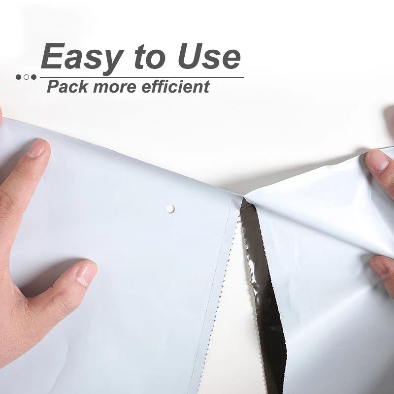 Auto Plastic Roll Hot Sale Pre-opened Custom Poly mailer Print Packaging Auto Courier Express Bag for Automated Packing  Machine