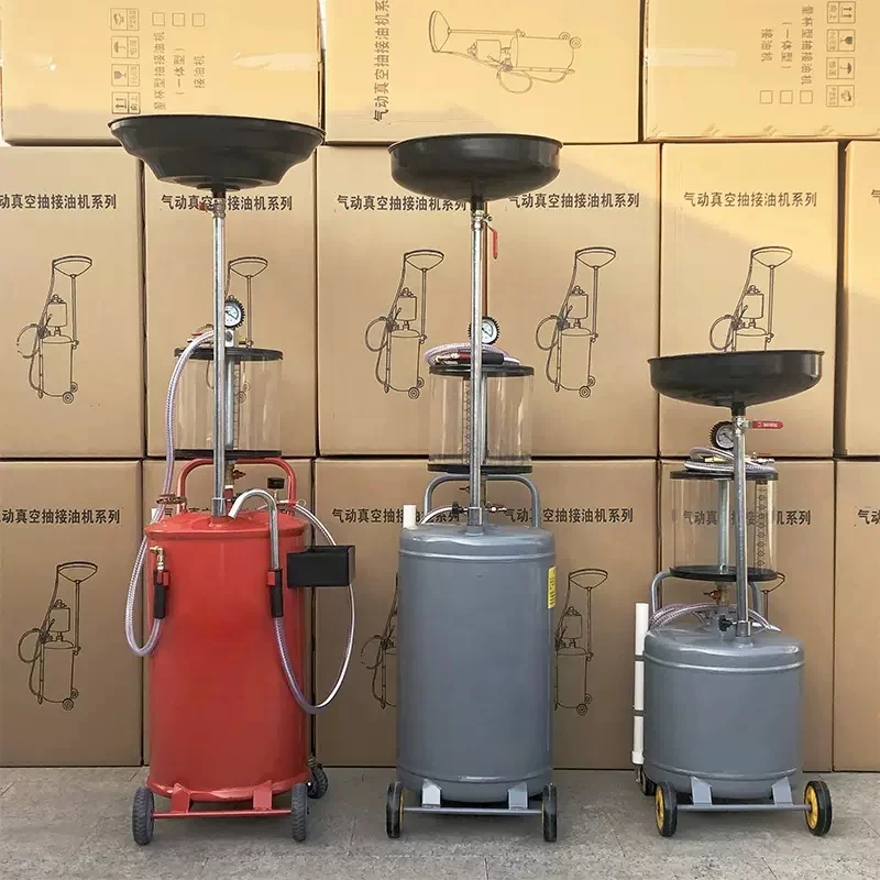 35L 70L 80L 100L Car air pneumatic waste engine car oil filter drain collector auto oil extractor suction machine with pan