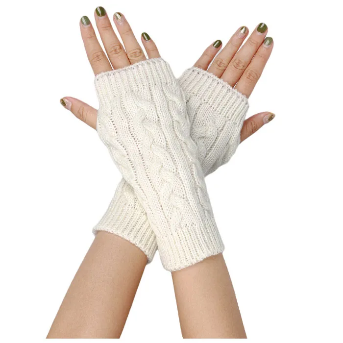 Женские зимние перчатки без пальцев