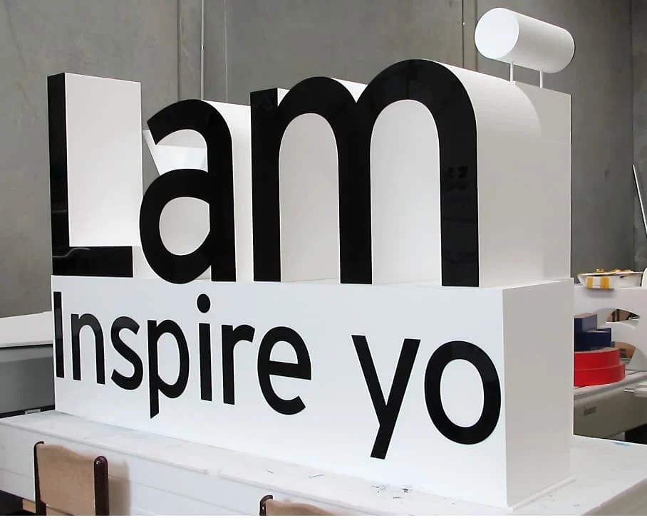 Custom Corporate 3D Foam Letters Logo Sign Word Characters Names Giant Self Standing Styrofoam Large Freestanding Events Parties