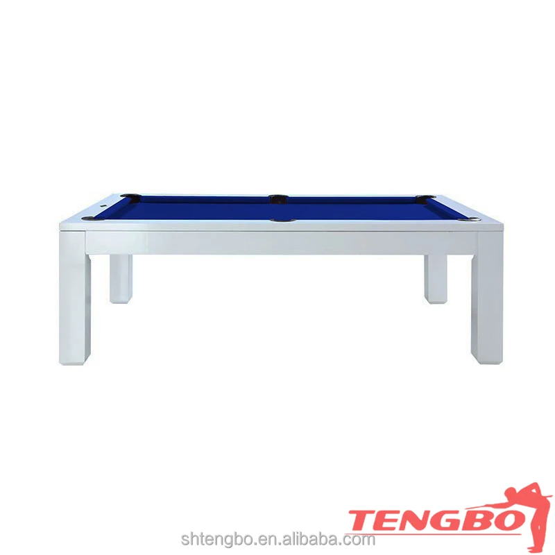 Multi function solid wood 7 ft 8 ft 9 ft dining pool table with table tennis on sale
