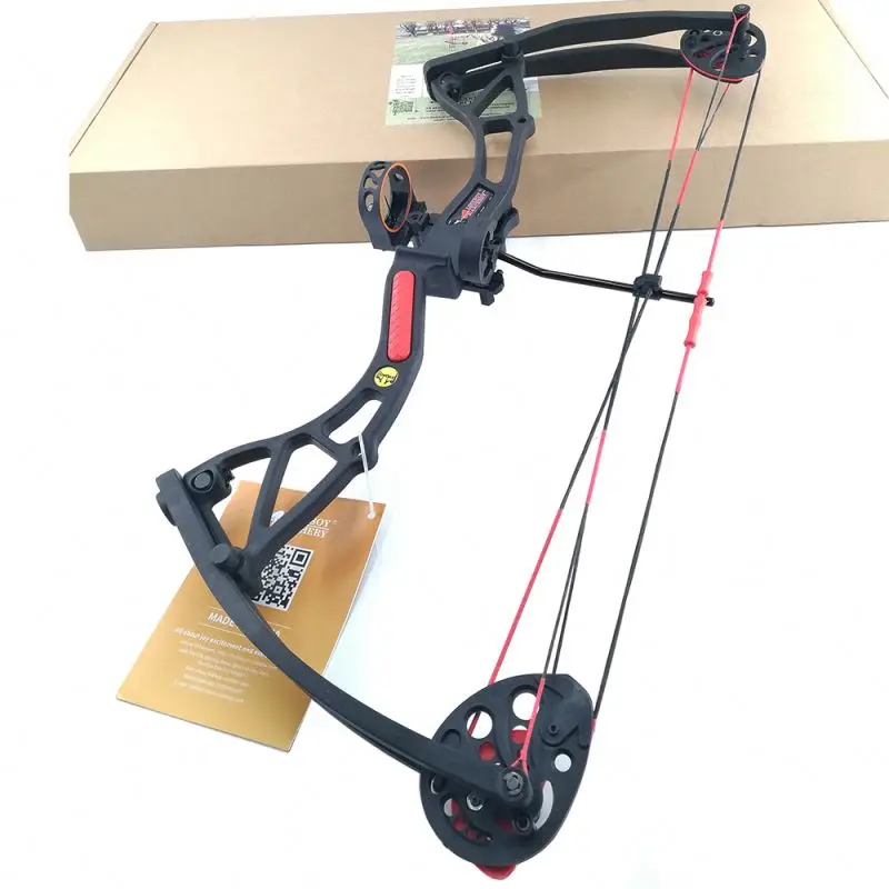 Linkboy 4 color kids shooting archery practice bow 5-15 Yr youth compound bow and arrow