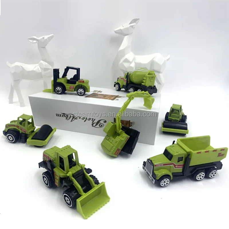 6-Pack Diecast Farm Construction Vehicles Set of Cars For Kids Collection of Farm Series Shein Wholesale Toys