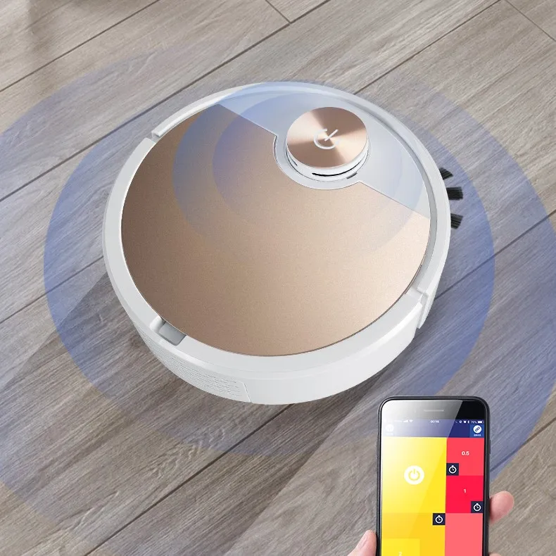APP Remote Control 1600pa Strong Suction Sweeping and Mopping Robot Vacuum Cleaner Smart Robot Vacuum Cleaner