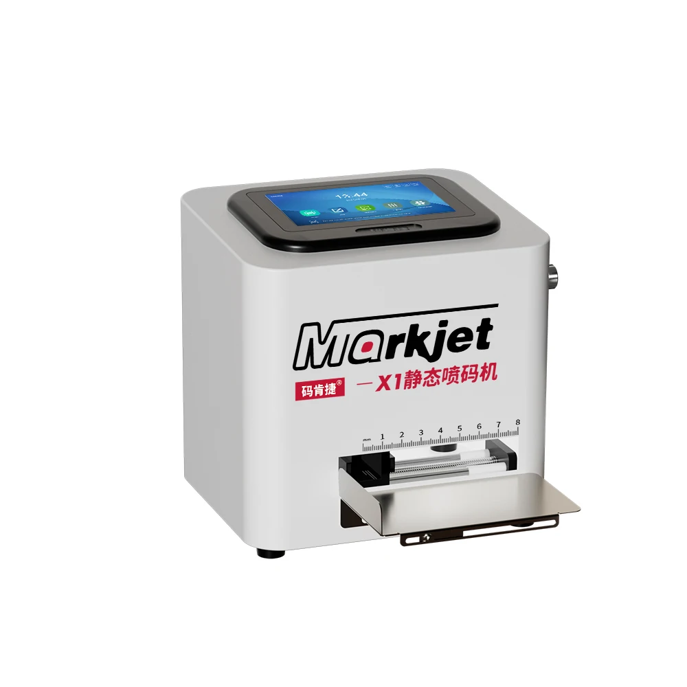 2024 Expiry Data Logo Qr Code Bar Code Series Number Printing Desktop Static Inkjet Printer