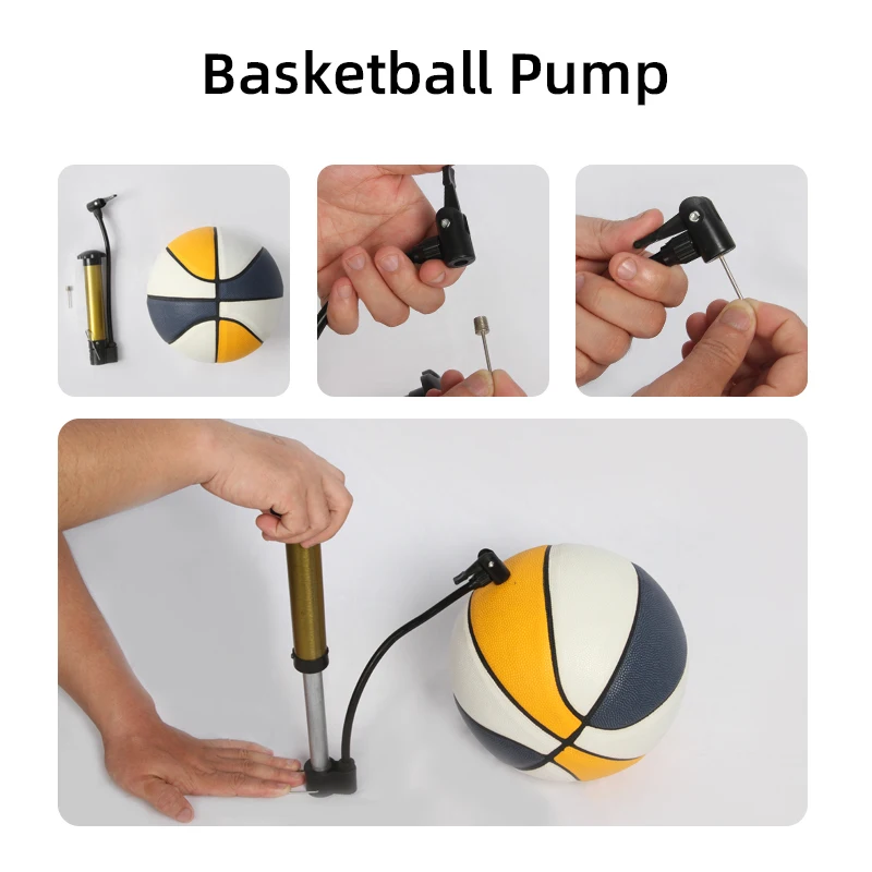 Cheap Pump For Balls Small Portable Manuel Air Pump For Volleyball Bike Soccer Yoga Ball Soccer Basketball Training Equipment
