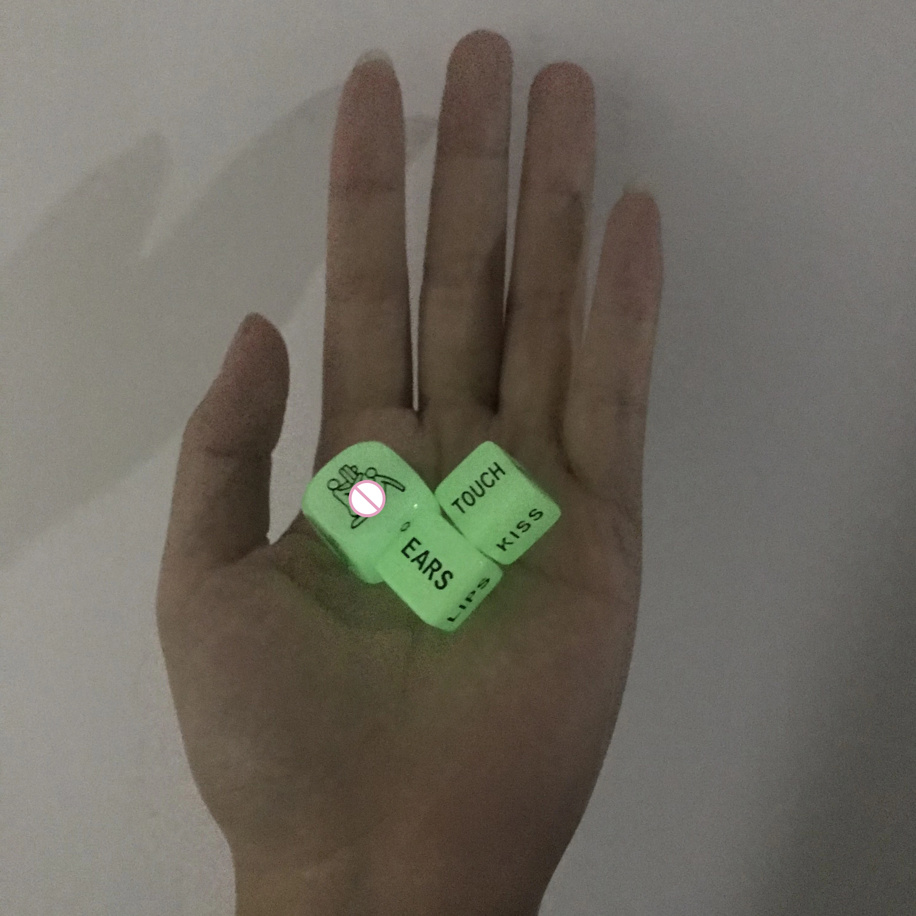 Multi-sided Action  Acrylic Dice Erotic Sex Dice 6pcs/Set Love Sexy Erotic Adult Couple Game Dice  6pcs Sex Position Game