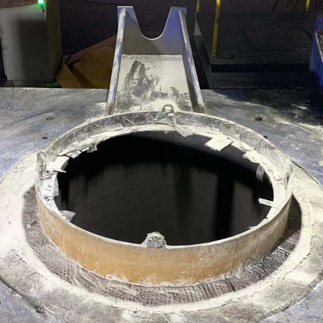 
ALU-RAM 130CU Refractory for non-ferrous alloy in coreless induction furnace for copper Melting and Holding 