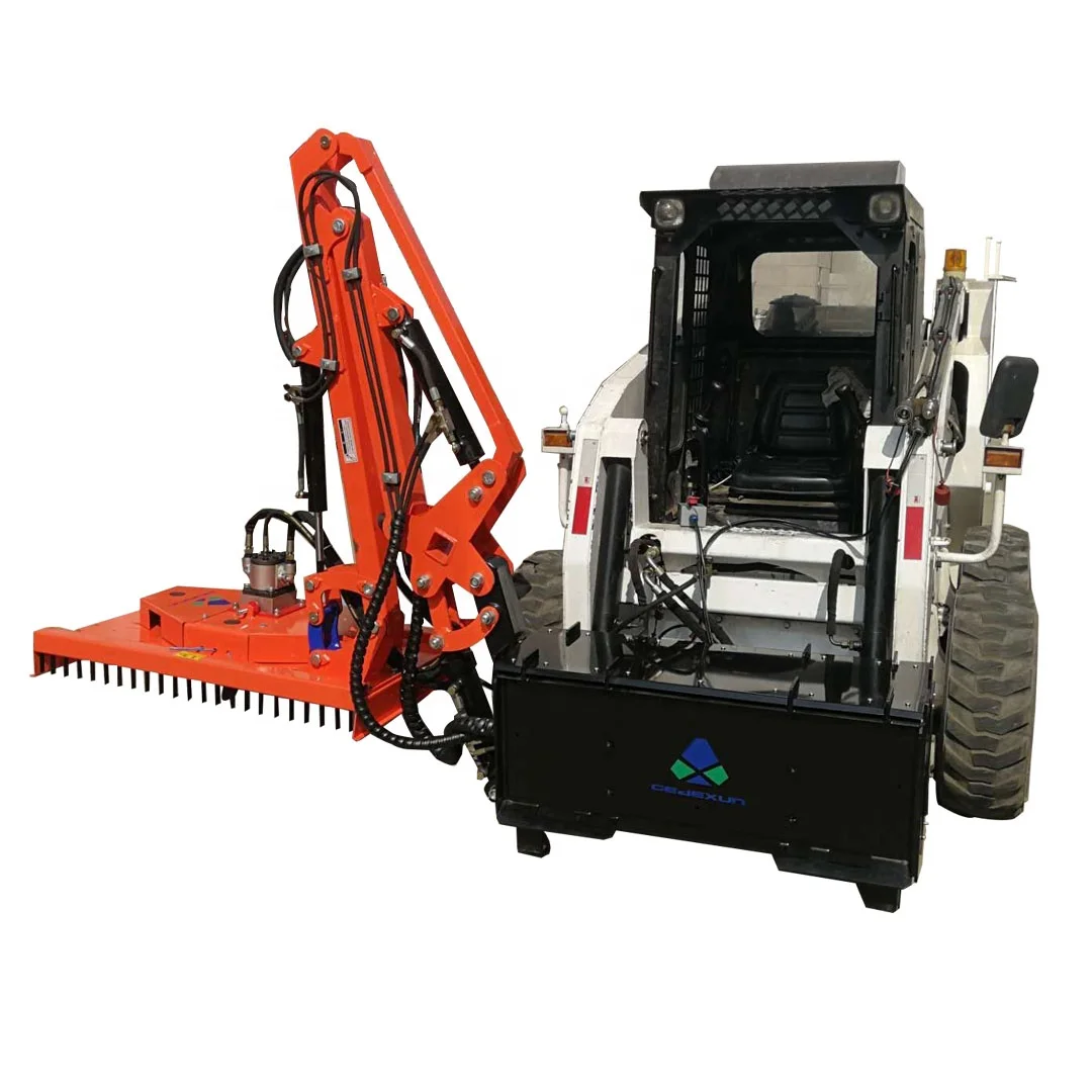 Rima PTO Flail Mower Hydraulic Driven Skid Steer Boom Arm Mower For Sale