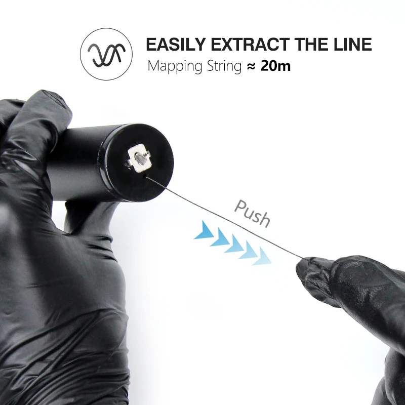 Pre Inked Mapping String Microblading Eyebrow Tattoo Mapping String 100pcs