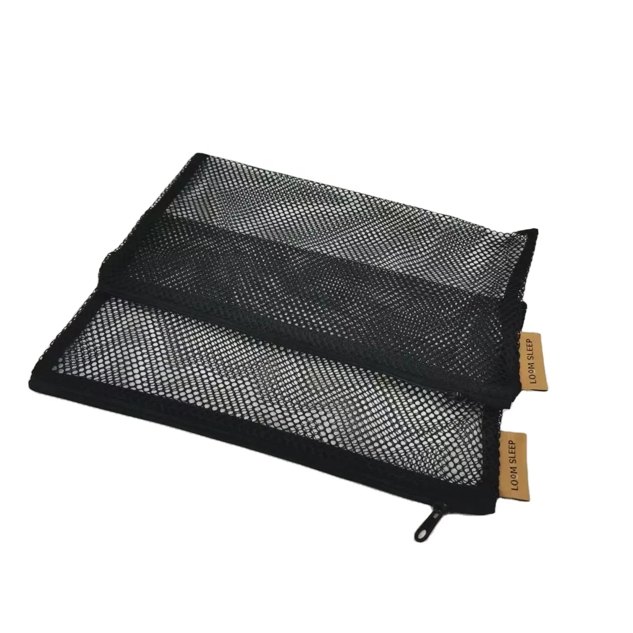 Eco-friendly Home Lingerie Socks Cloth Coarse Mesh Laundry Washing Bag With Top Zipper