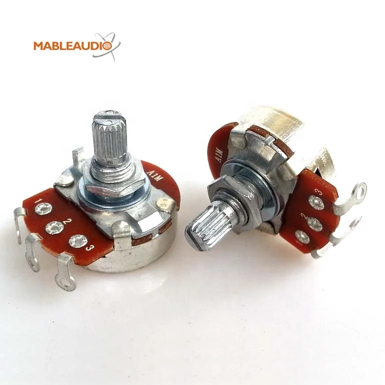 MAPT0327 type24 A1M kurled shaft audio rotary potentiometer for amplifier