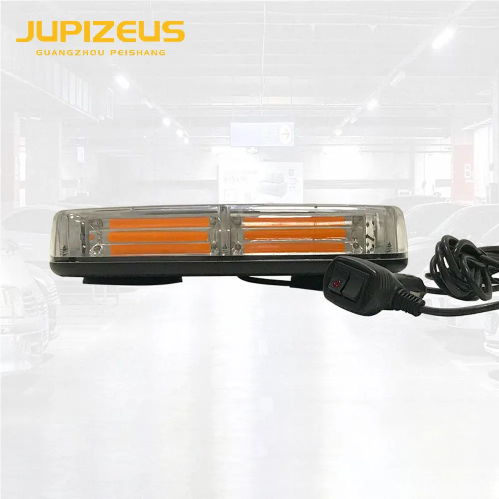 36W Car Strobe COB Anti-fog Warning Emergency Frequency Flashing Roof Magnetic Ceiling Light