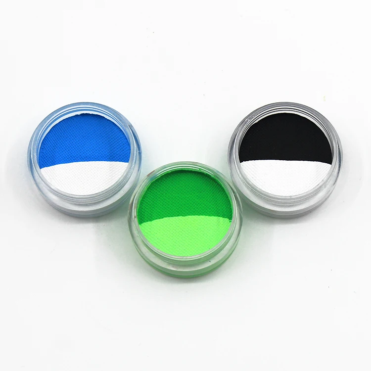 12 Color Pastel Neon UV Color Face Body Fluorescent Paint Private Label Eyeliner